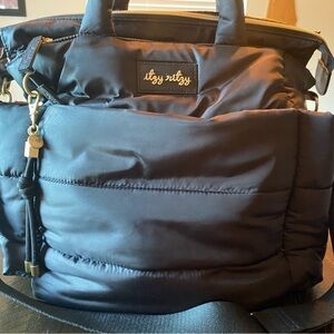Itzy Ritzy Dream Convertible diaper bag - EUC black